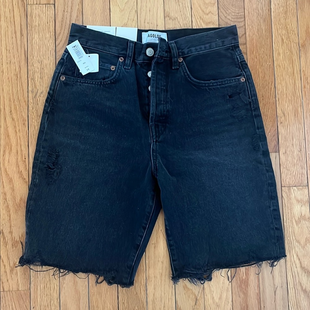 AGOLDE IRA DENIM SHORTS